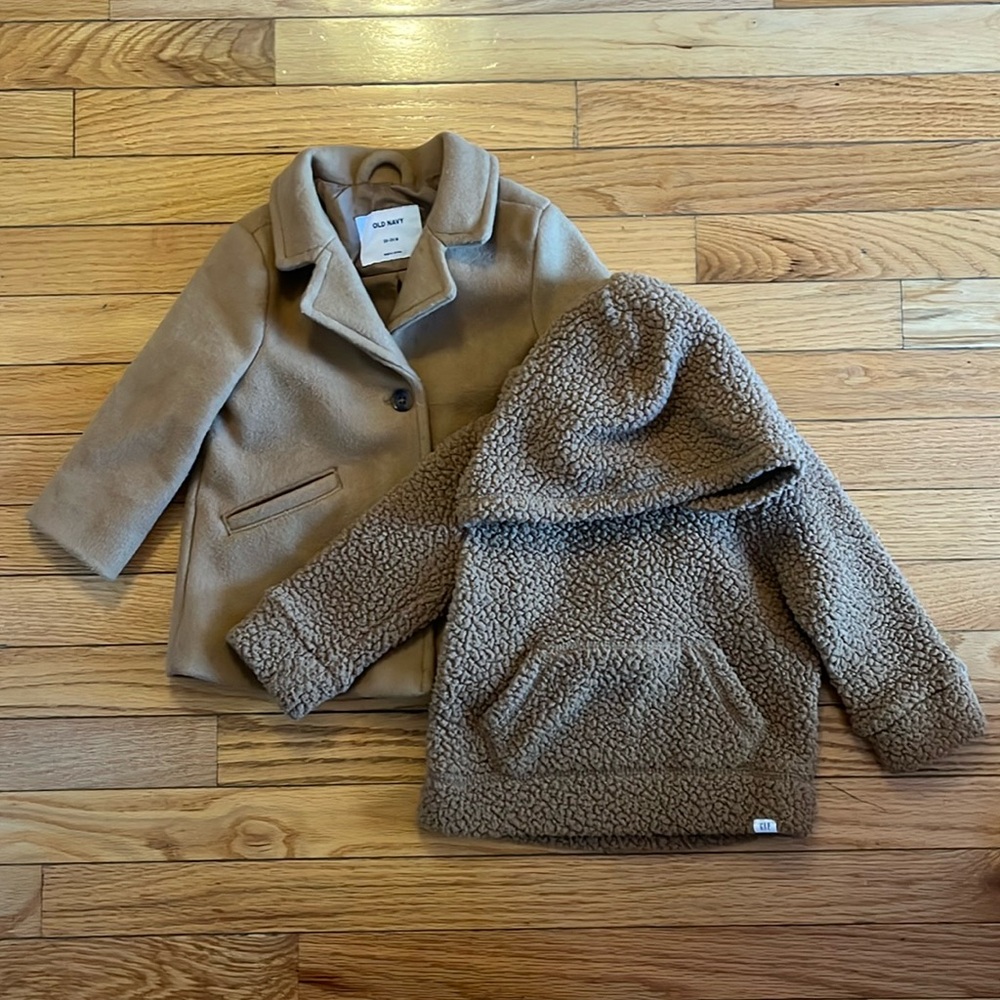 Jacket and sweater